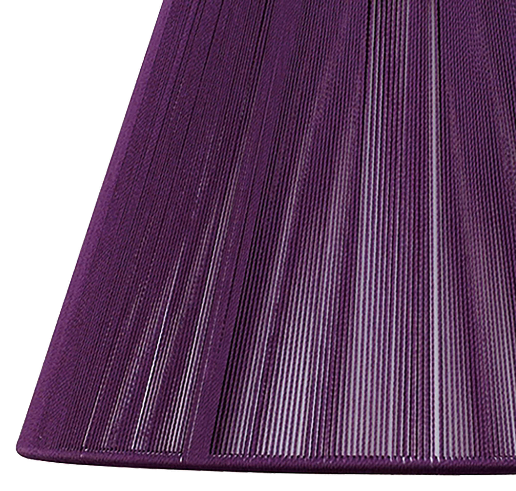 Silk 40cm String Shade Aubergine MS071  Mantra Fusion Silk String Shades